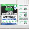 Rockin' Green Active Wear Travel Laundry Detergent Sheets - Mess-Free