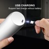 Electric Pepper Grinder Black Usb Charging High Hardness Wear Resistant