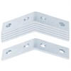 OTTFF 6 Pack 45 Degree Angle Bracket Fitting for 1-5/8"
