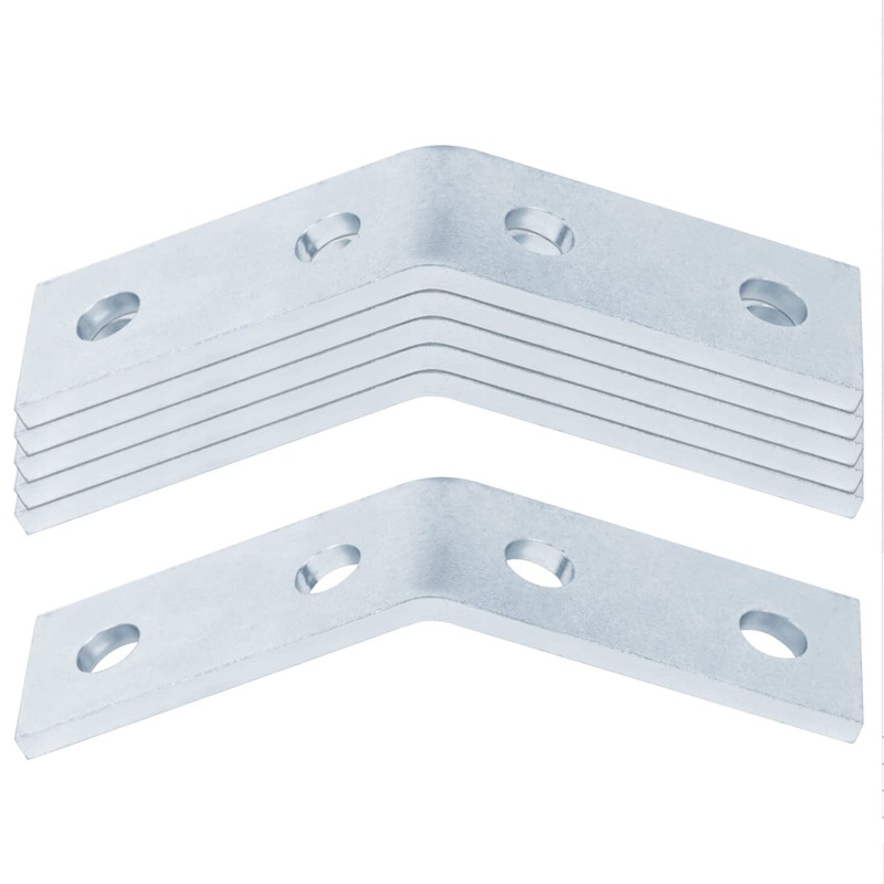 OTTFF 6 Pack 45 Degree Angle Bracket Fitting for 1-5/8"