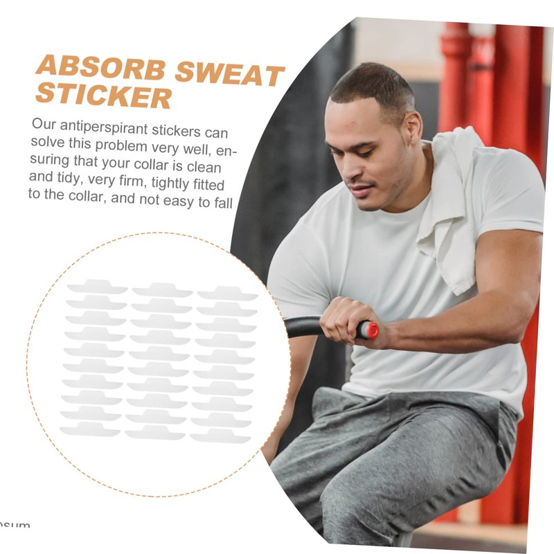 Beavorty 2sets Shirt Collar Absorption Cushion Hat Sweat Pad Practical