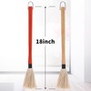 2 Pack 18 inch Grill Basting Mop with Wooden Long