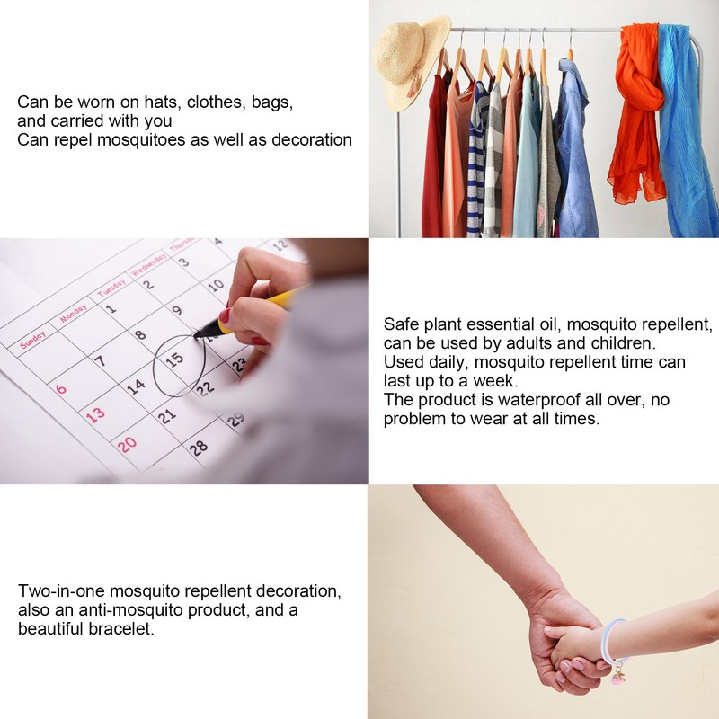 10pcs Delicate Mosquito Repellent Bracelet Essential Oil AntiMosquito Full Waterproof
