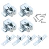uxcell 4Pcs Cabinet Latch Double Roller Catches, Lock Stop Catch
