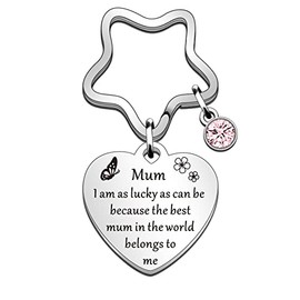QMVMV Mum Gifts Mum Keyring from Daughter Son Birthday Christmas Thanksgiving Mother's Day Gifts for Mother Mama Mummy