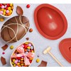 Webake Chocolate Silicone Molds, Large 3D Breakable Egg Mold Silicone