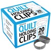 IMPRESA [20 Pack Heavy Duty Quilt Clips for Quilting Creations