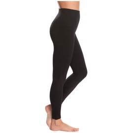 SPANX Seamless Leggings for Women Tummy Control Very Black MD