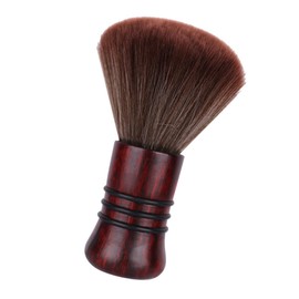 TOVINANNA 1pc Solid Wood Broken Hair Cleaning Brush Multi-functional Salon Neck Duster for Easy Dust and Removal