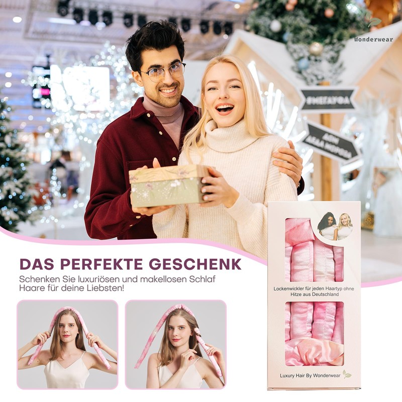 Wonderwear® Lockenwickler aus Deutschland - Ohne Hitze - Über Nacht
