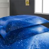 Tabeskly Kids Boy Blue star space Bedding Duvet Cover Set