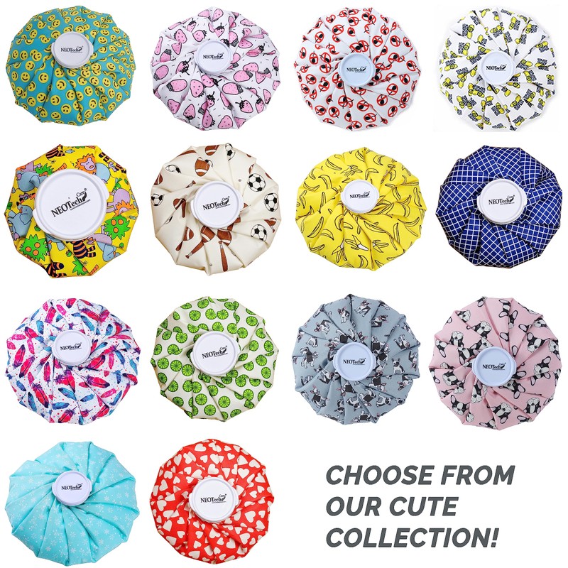 NeoTech Care Ice Bag, Screw Top Fillable, Reusable (Blue Bulldog