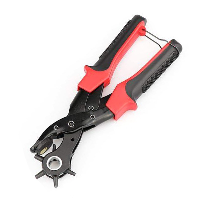 Manual Belt Punch Pliers Round Hole Multifunctional Revolving Hand Punch