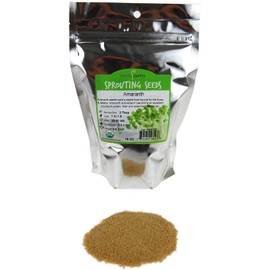 Organic Amaranth Seeds- 1 Lbs- Grain Seed for Sprouting Sprouts, Cooking, Grinding For Flour, Soup, Food Storage & More