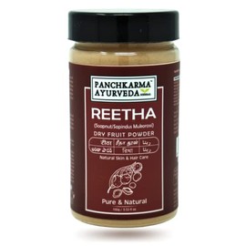 Panchkarma Ayurveda Herbal & Natural Reetha Fruit Powder For Hair Shine Anti-Hair-Fall Hair Pack (Soapnut/sapindus Mukorossi) (100g)