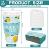JarThenaAMCS 48 Pack Lemon Disposable Coffee Cups with Lids and