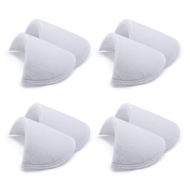 Jamsinmu 4 Pairs Shoulder Pads Foam Practical Push Up Pads for Sewing Blazers Jackets Suit Coats Jackets Dress Clothing Sewing Accessories White Small