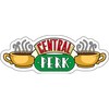 C&D Visionary Friends Central Perk Sticker, White, Red, Yellow