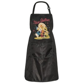 BAUNA Three Caballeros Kitchen Apron Magic Kingdom Apron with Pocket Mexico Travel Kitchen Decor Housewarming Gift, Three Aprons, One size fits all