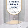 Dikots Corner shower mat non slip anti mould 60 x