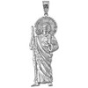 Sterling Silver Saint Jude Large DC Pendant