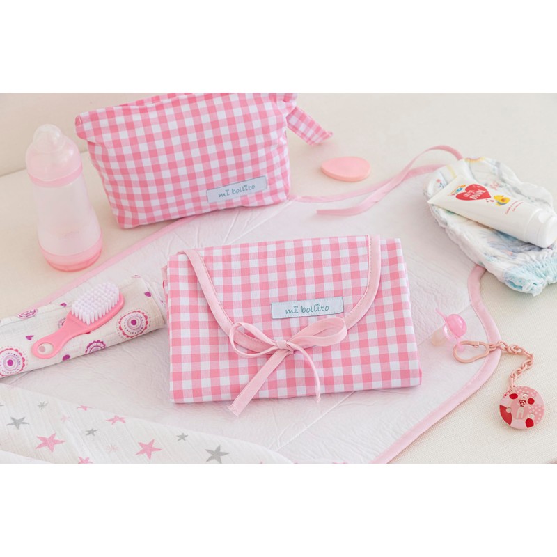 Mi bollito Pack Model Vichy, pink