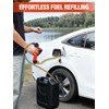 Hand Fuel Transfer Pump with Leakproof Clamps - Versatile Manual