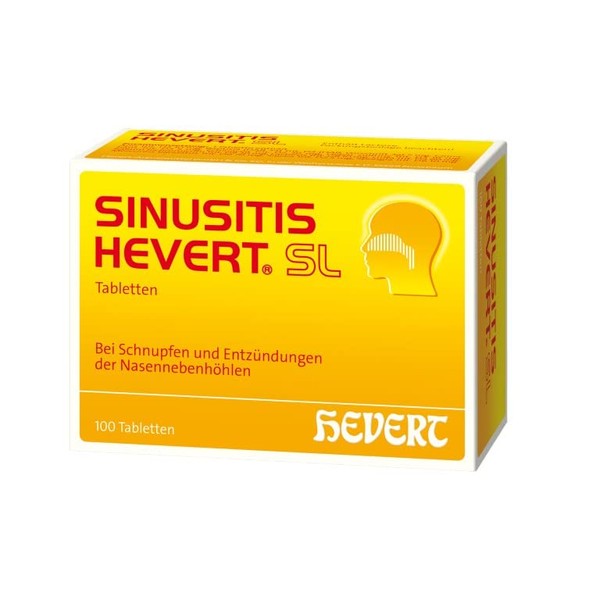 Sinusitis Hevert SL Tablets, Pack of 100 Tablets
