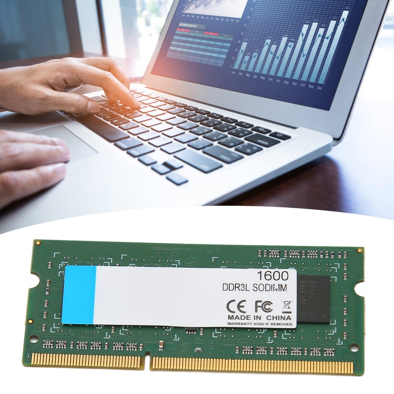 DDR3L SODIMM 1600MHz RAM 64Bits Width 204Pin Data Connection Plug