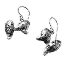 Sterling Silver Cactus Nopal Plant Earrings Jewellery