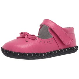 pediped baby-girls Mary Jane,Fuchsia,6-12 Months Infant