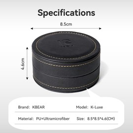 IEMs Case,Kbear K-Luxe Mini Portable Earphone Case,Lightweight Universal Carrying Bag for Travel,Earphone Storage Bag for IEM,in Ears,Earbuds,Portable Carrying Storage Packet