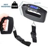 Portable Luggage Scale, 50kg Capacity, Large Backlit Display, Digital Hanging