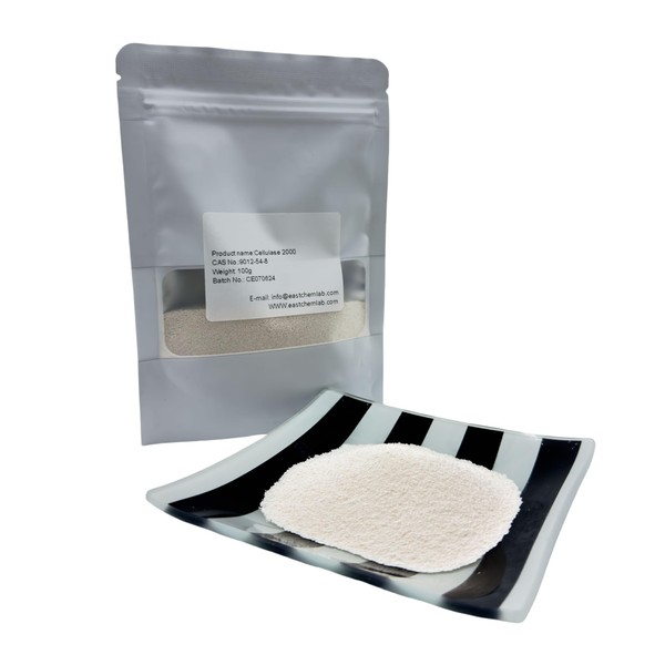 EASTCHEM Cellulase(Cellulase 2000),Cellulase Enzyme Powder,CAS NO.:9012-54-8(100g/3.52oz)