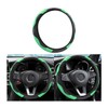 CGEAMDY Universal Car Steering Wheel Cover Non-Slip Breathable Durable Microfiber