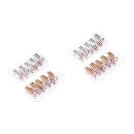 Ipetboom 2sets Nail Foil Art Forms Reusable Nail Extension Guide French Mold Tips for Women Manicure Sets 10pcs*2