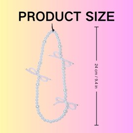 JMCRATE Elegant Beaded Pearl Phone Charms Strap Ribbon Bow Aesthetic Y2K Cell Phone Keychain Cute for Bag Camera USB Decor