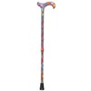 Royal RC Canes Vibrant Colorful Collage Adjustable Designer Derby Walking