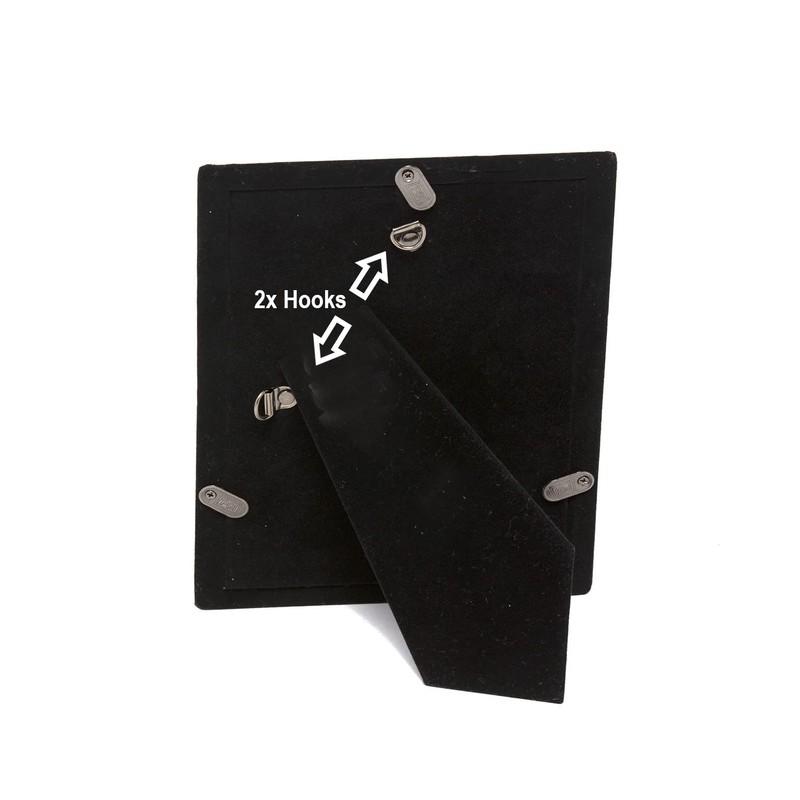 6 x 8-inch Silver Flat Edge Single Photo Frame with