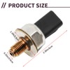 Hoypeyfiy Car Fuel Pressure Sensor Fuel Injection Rail Pressure Sensor