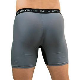 Dry Dudz Men's Hydro Tech Compression Short Gray-Small