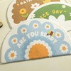 Microfiber soft flower Balcony mat blue 2ea