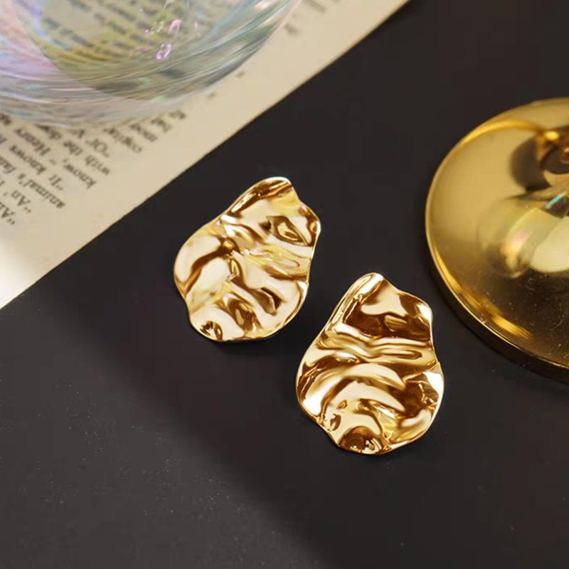 Gold Hoop Earrings for Women Trendy Chunky Hoop Earrings Small