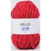 HELLO LOVE Yarn, Rose Red, 100g