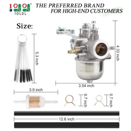 10L0L Golf Cart Carburetor for Yamaha G1 1983-1989 with 2 Cycle Engine J24-14101-01 J24-14101-00