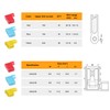 Nilight 50047R 110pcs Nylon Flag Spade Female Insulated Quick Disconnects