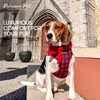 Parisian Pet Adjustable Plaid Red Dog Vest - Medium-Sized Dog