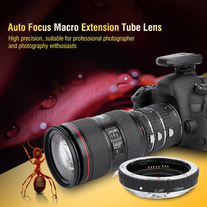 Meike Auto Focusing Macro Extension Lens Adapter Tube Rings Set