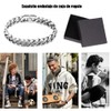 Pulseras Cubanas, Esclava de Plata para Hombres, Brazalete Hombre de