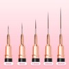 Komall Metallic Nail Art Brushes, 5Pcs Liner Brush Set, UV